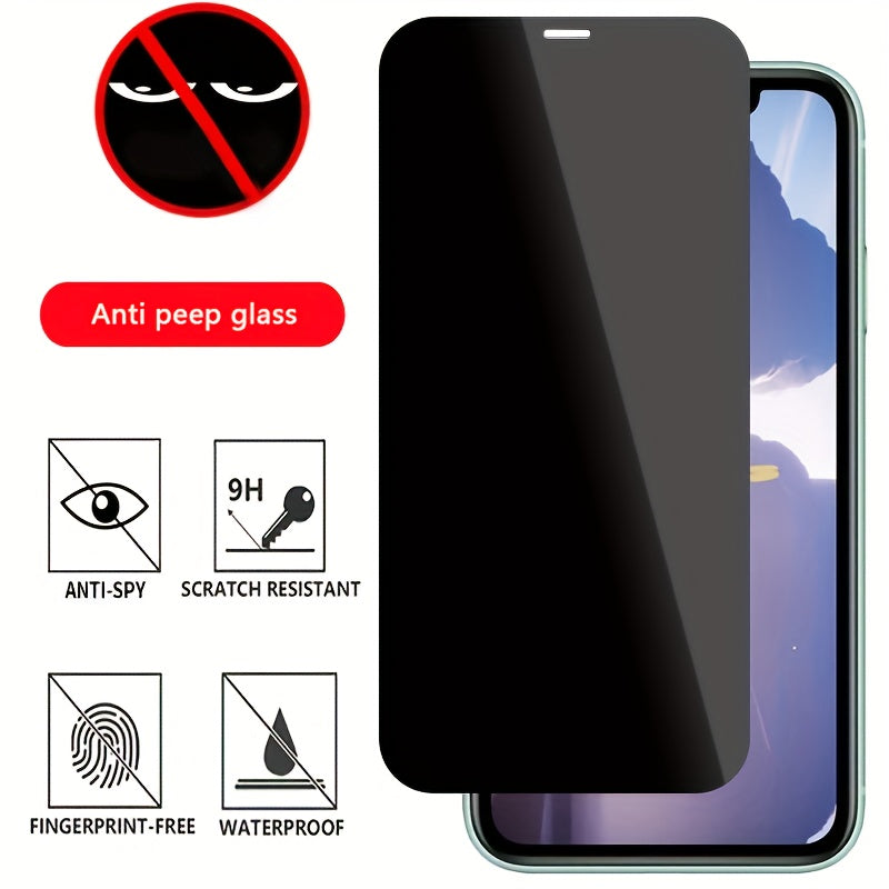1pc Privacy Screen Protector for iPhone 17/17 Air/17 Pro/17 Pro Max/16 Pro Max/15 Pro Max/14 Pro Max/13/12/11Pro Max Anti-Spy Tempered Glass for iPhone 7 8 se2 X XS XR xsmax 7P/8P
