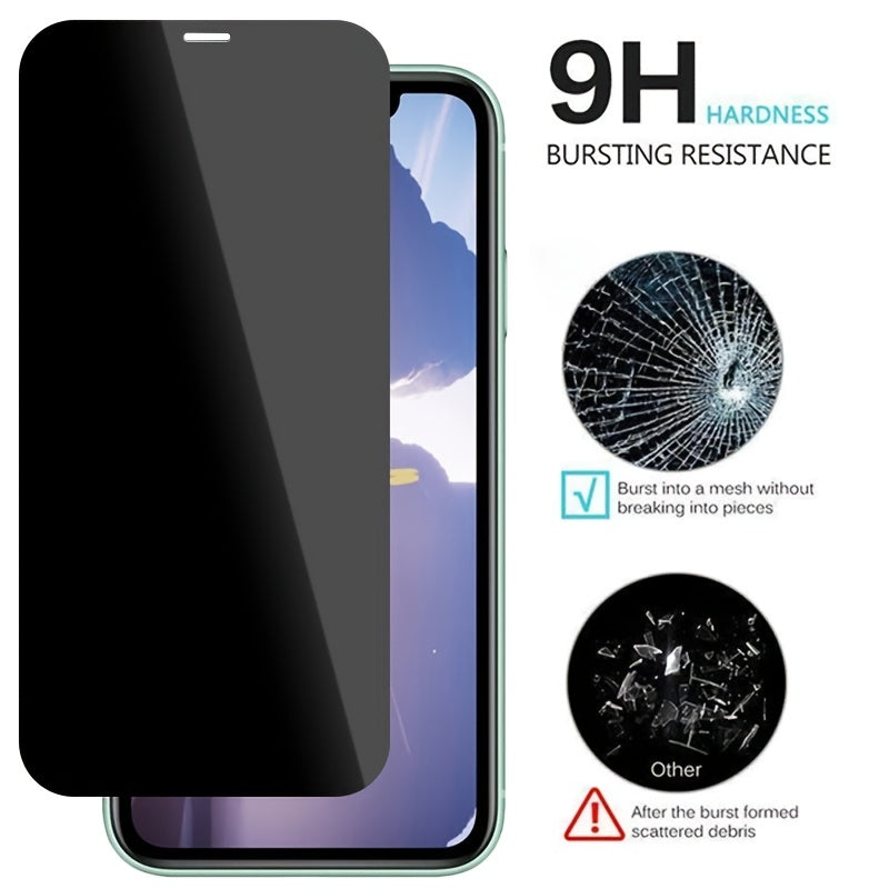 1pc Privacy Screen Protector for iPhone 17/17 Air/17 Pro/17 Pro Max/16 Pro Max/15 Pro Max/14 Pro Max/13/12/11Pro Max Anti-Spy Tempered Glass for iPhone 7 8 se2 X XS XR xsmax 7P/8P