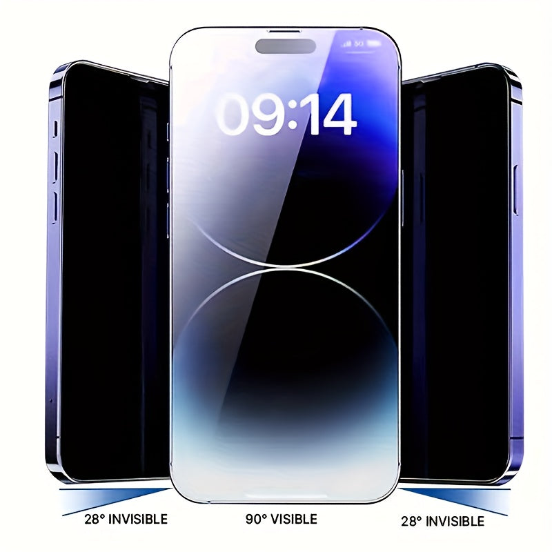 1pc Privacy Screen Protector for iPhone 17/17 Air/17 Pro/17 Pro Max/16 Pro Max/15 Pro Max/14 Pro Max/13/12/11Pro Max Anti-Spy Tempered Glass for iPhone 7 8 se2 X XS XR xsmax 7P/8P