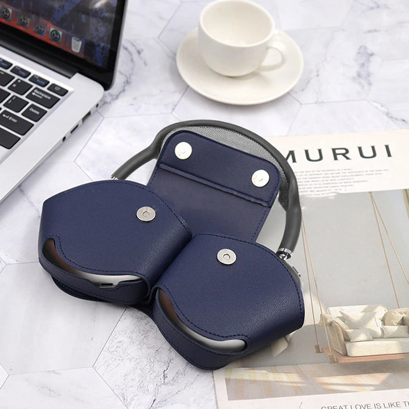 PU Wear-resistant Case Anti-scratch Waterproof Pouch Protective Headphones Case For Dust And Scratch Airpods Max Headset