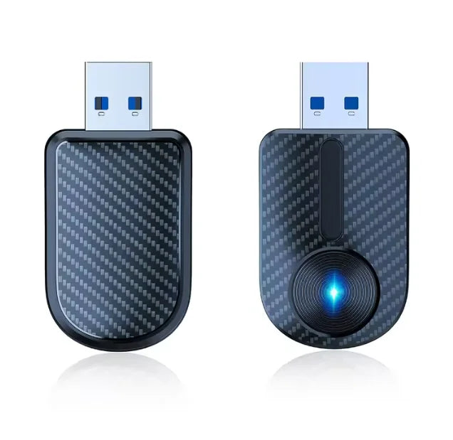 New Pionray 2 in 1 Wireless CarPlay Adapter&Android Auto Wireless Adapter, 5Ghz WiFi Type-C/USB Plug Play CarPlay Wireless