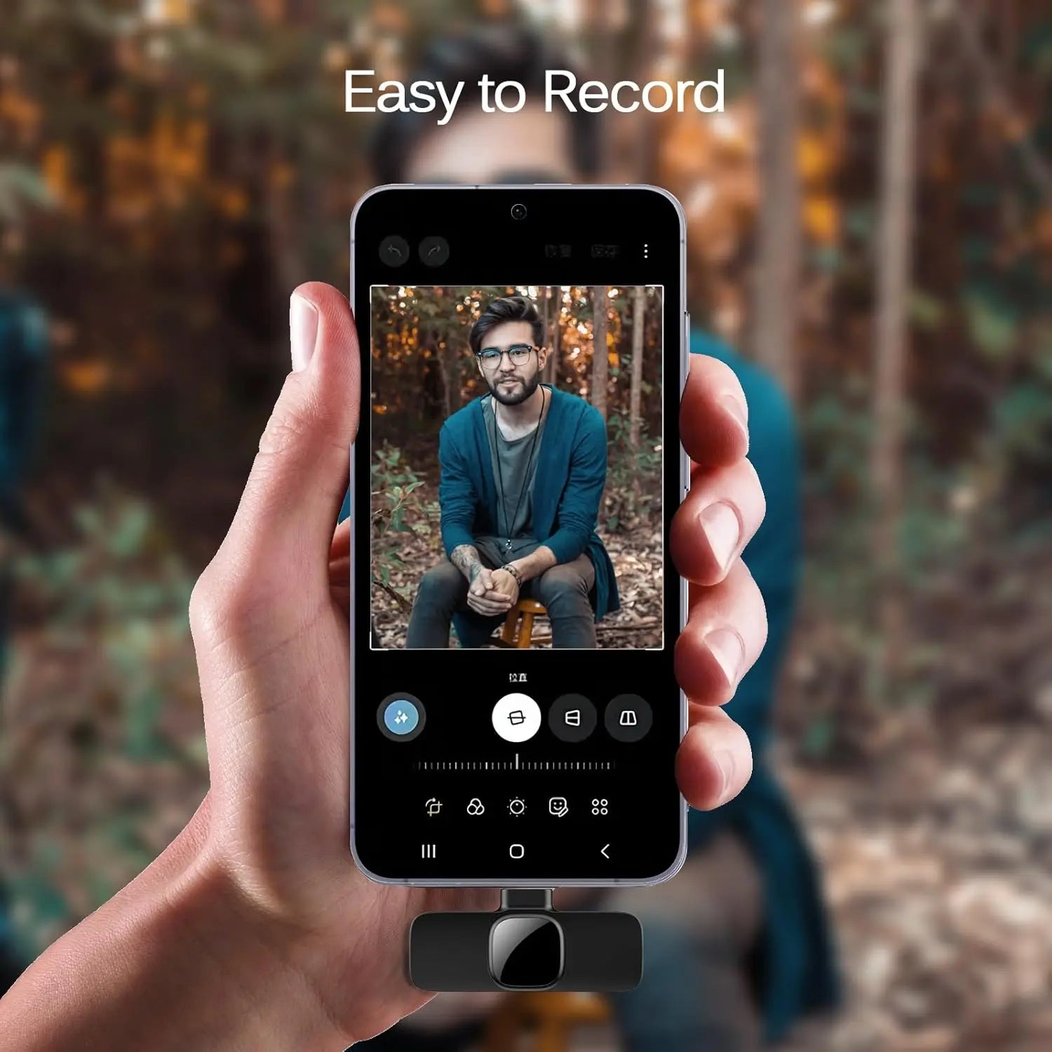 Mini Mic Pro Wireless Microphone for iPhone, iPad, Android, Lavalier Microphone for Video Recording - 2 Pack