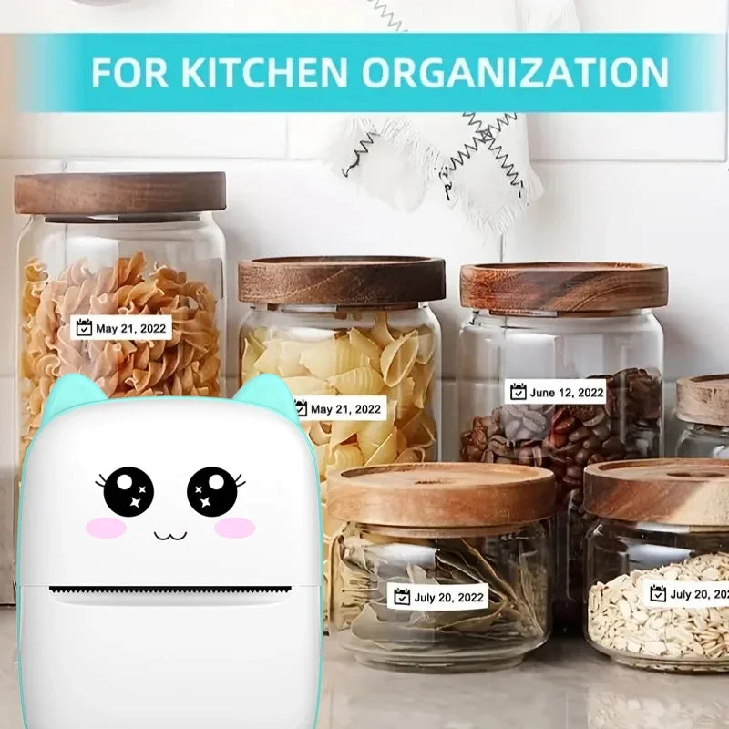 MINI Portable Thermal Printer Wireless Memo Label Machine 200dpi Bluetooth Inkless Pocket Imprimante Phone Notes Printing Paper